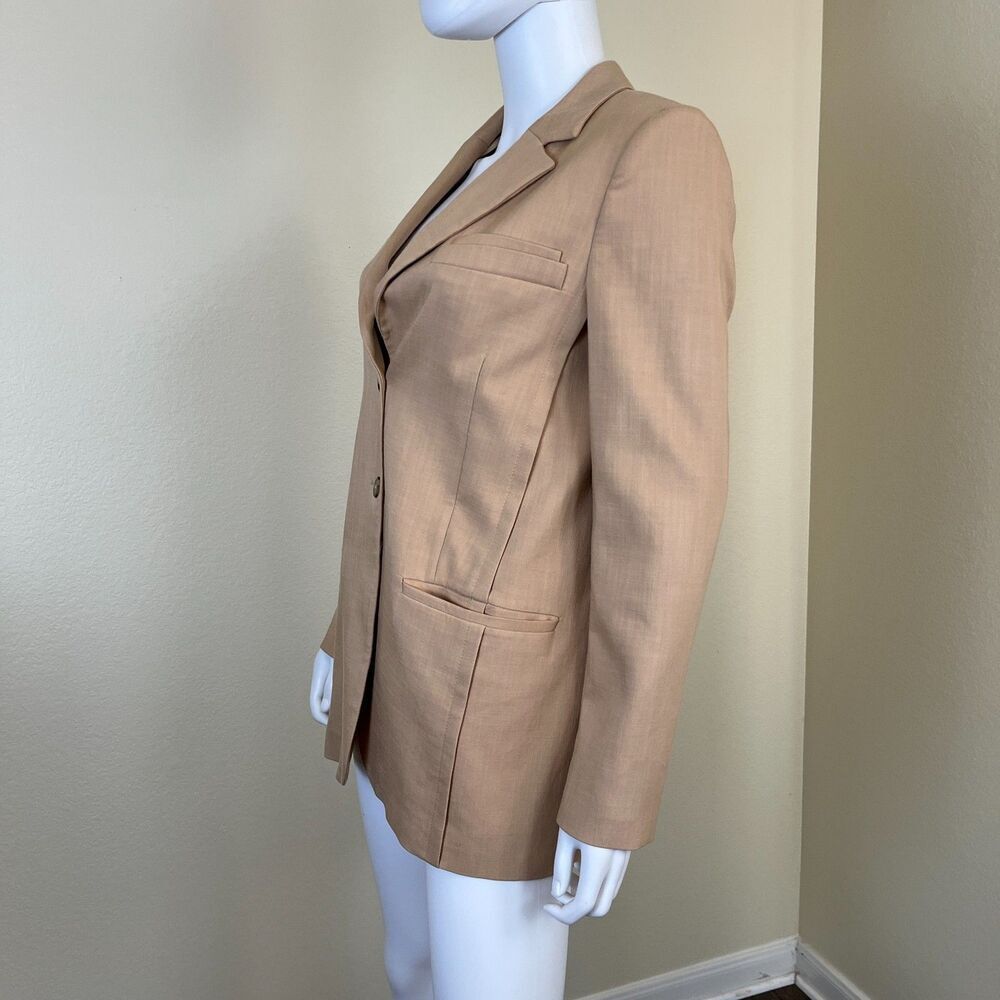 Zara Womens Size XS Beige Oversized Double Breasted Blazer NEW Minimalist Office - Picture 13 of 14
